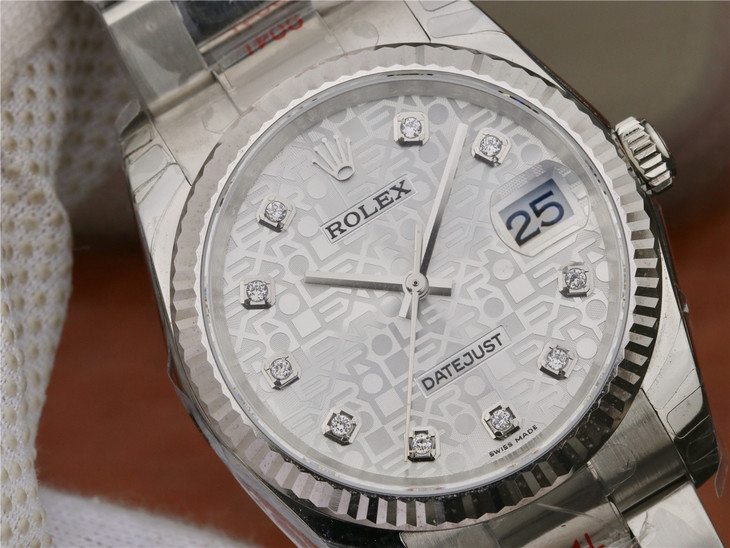 Rolex Datejust 36mm Silver Dial