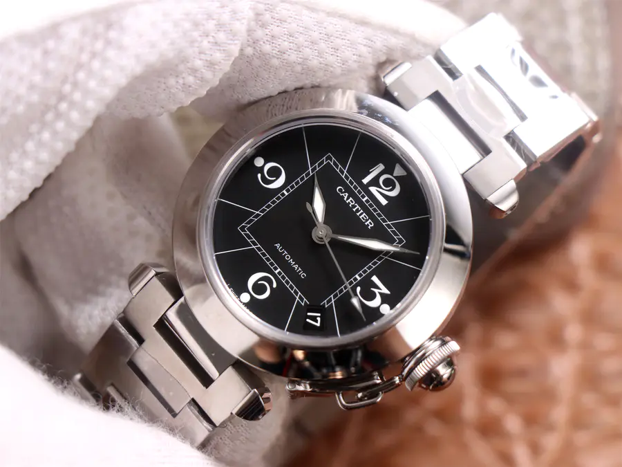Cartier Pasha Black Replica Watch