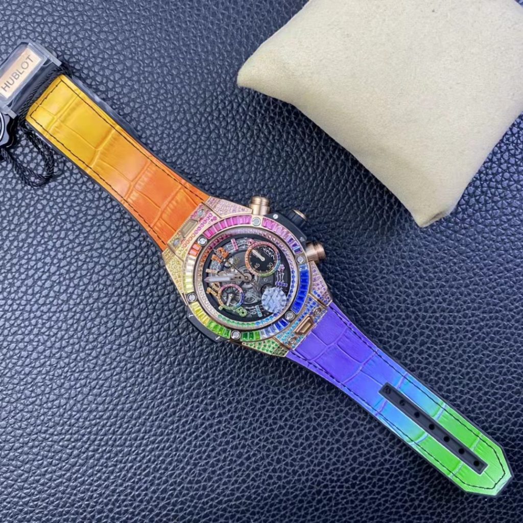 Replica Hublot Rainbow Diamond Watch