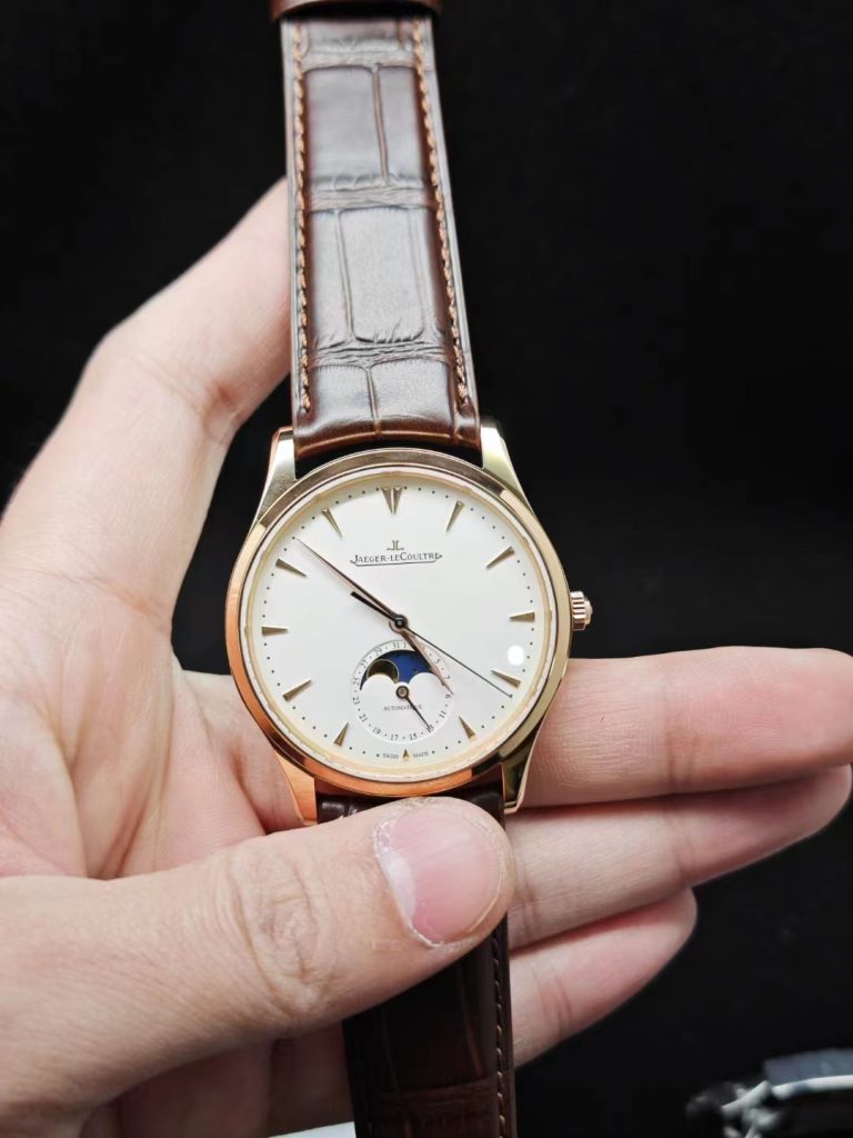 Replica Jaeger LeCoultre Moon Phase Rose Gold