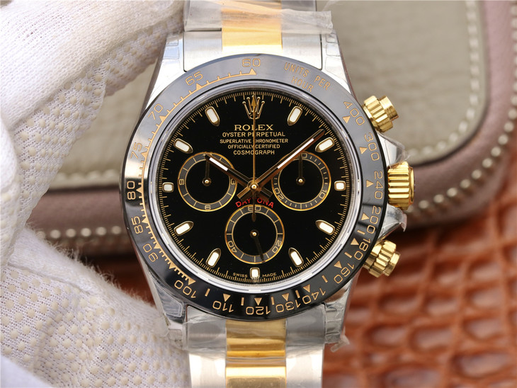 JH Factory Replica Rolex Daytona Two Tone Watches Collection with Asia ...