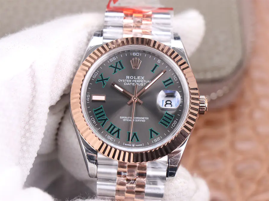 TW Factory Replica Rolex Datejust II Two Tone Rose Gold Watch with 3235 ...