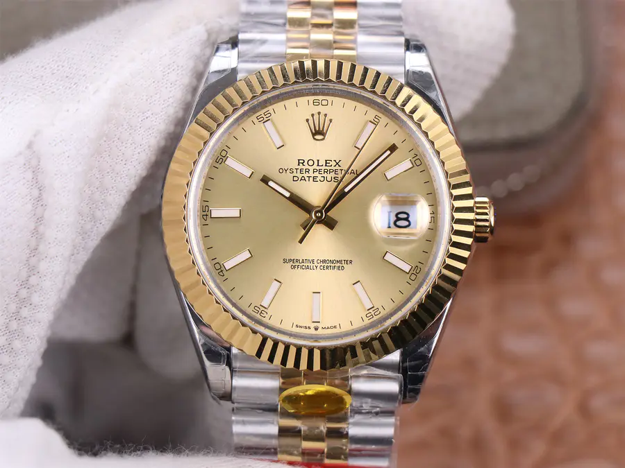 TW Factory Replica Rolex Datejust II Two Tone Yellow Gold with 3235 ...