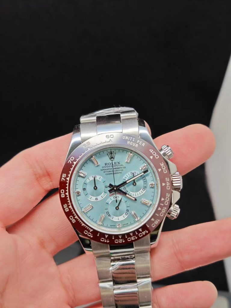 Replica Rolex Daytona Ice Blue Diamond Watch