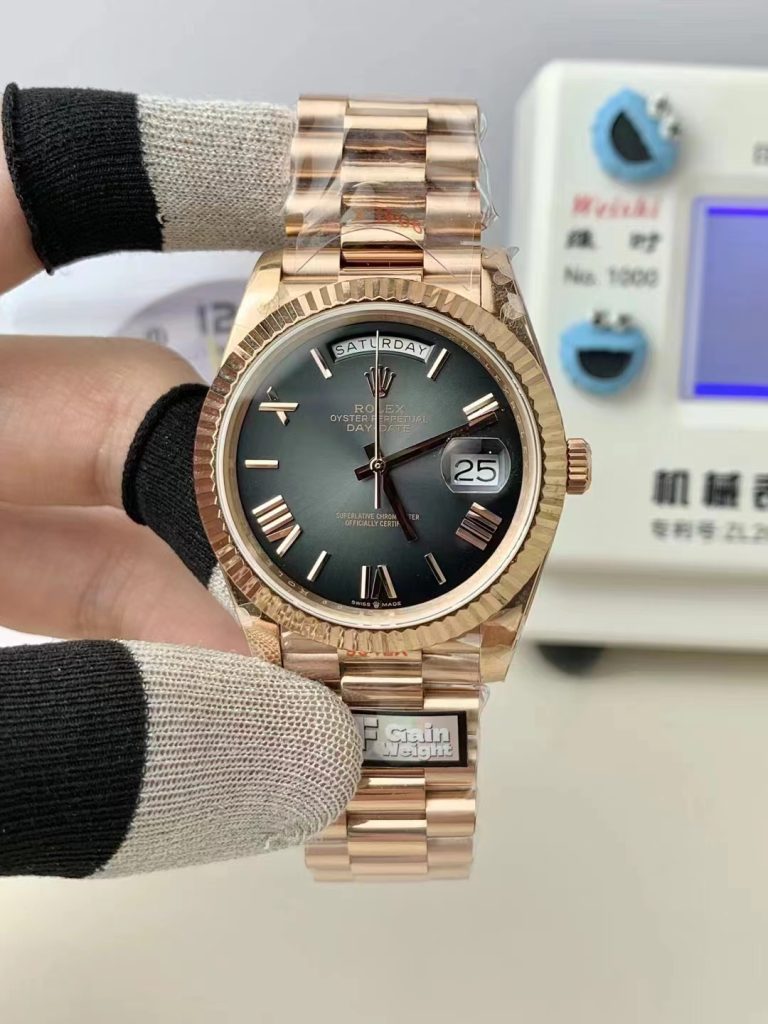 Replica Rolex Day-Date Grey Gain Weight