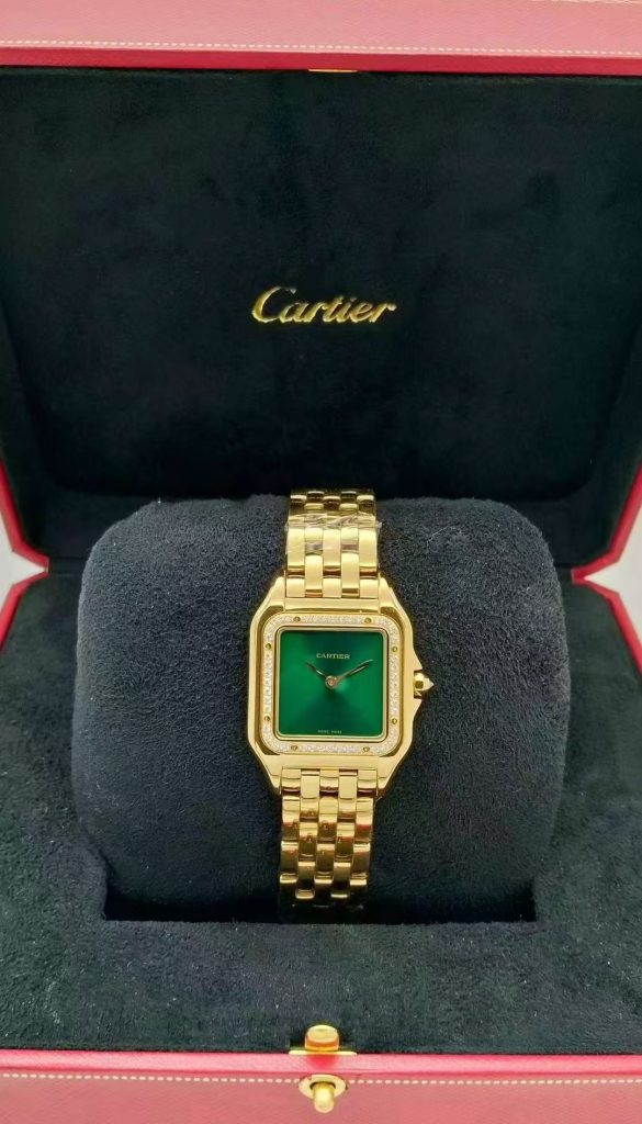 Cartier Panthere Green Full Gold