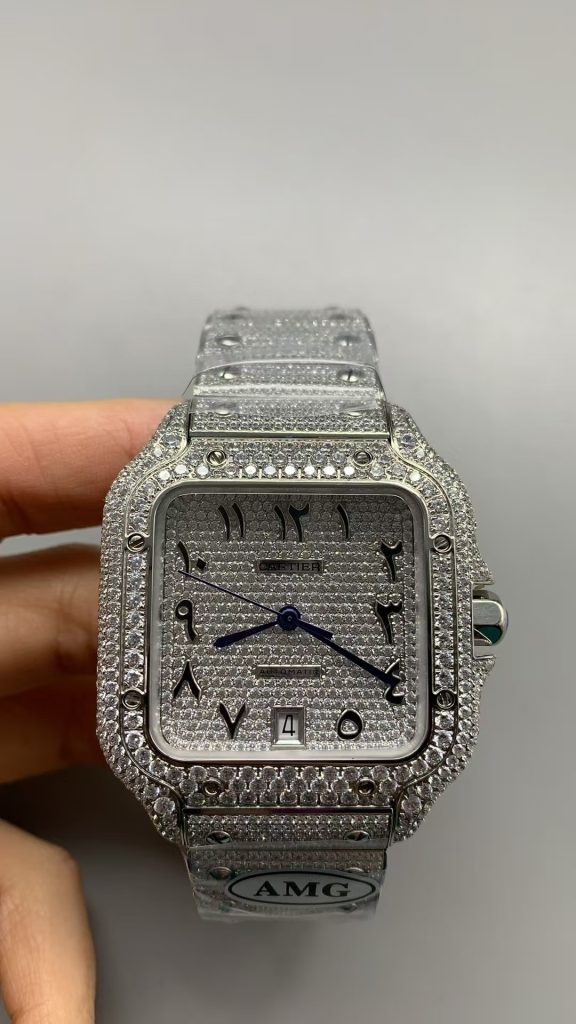 Replica Cartier Santos 40mm Diamonds