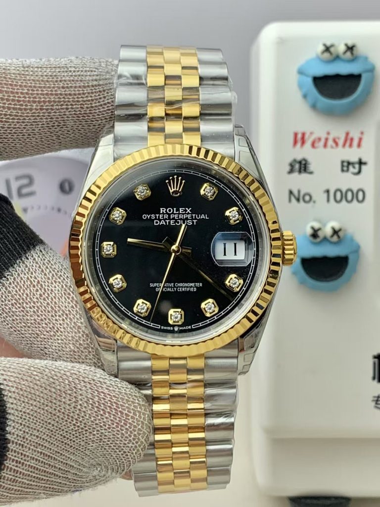 Replica Rolex Datejust 36mm Diamond Watch